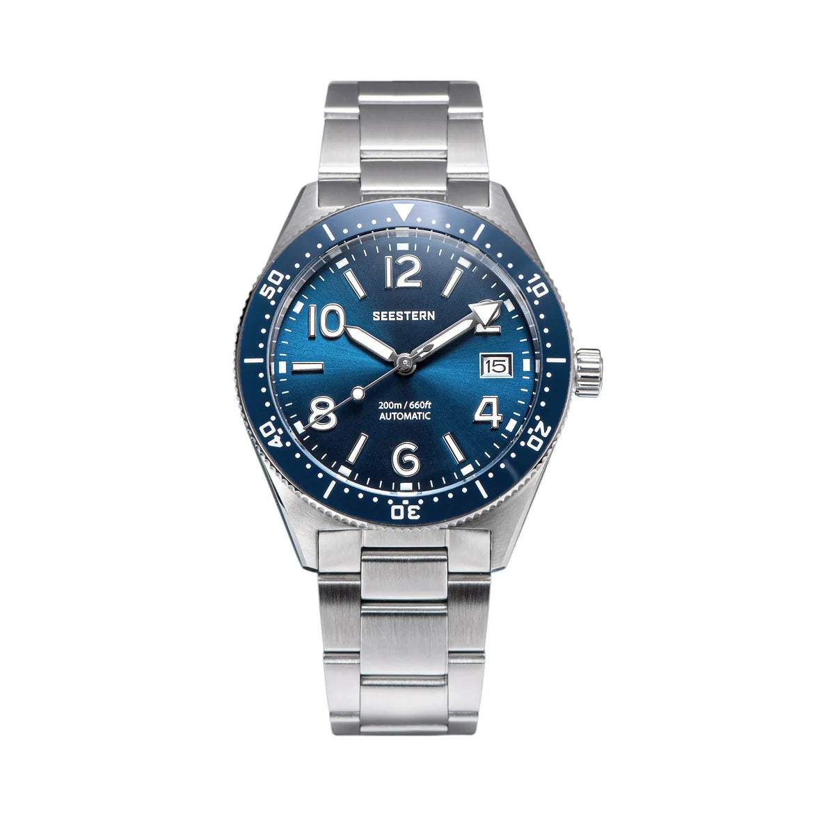 S434 Diver Watch Men Automatic NH35A Movement BGW9 Luminous Mechanical Wristwatches 20ATM Waterproof Sapphire Deployment Buckle - Image 9